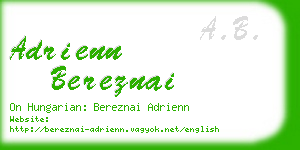 adrienn bereznai business card